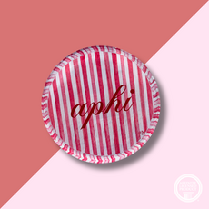 APHI Striped Round Acrylic Coaster