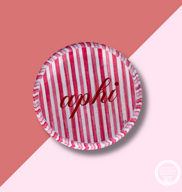 APHI Striped Round Acrylic Coaster