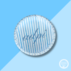 ADPI Striped Round Acrylic Coaster