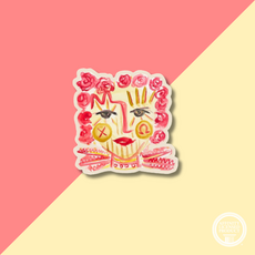 Over The Moon Chi Omega Sister Decal