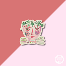 Over The Moon Alpha Phi Sister Decal