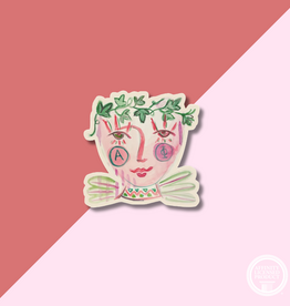 Over The Moon Alpha Phi Sister Decal