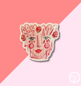 Over The Moon Alpha Omicron Pi Sister Decal