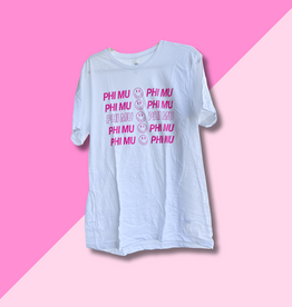 PHI MU Smiley T-shirt