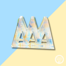 DDD Acrylic Letter Block