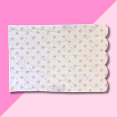 PHI MU Sateen Scalloped Pillowcase