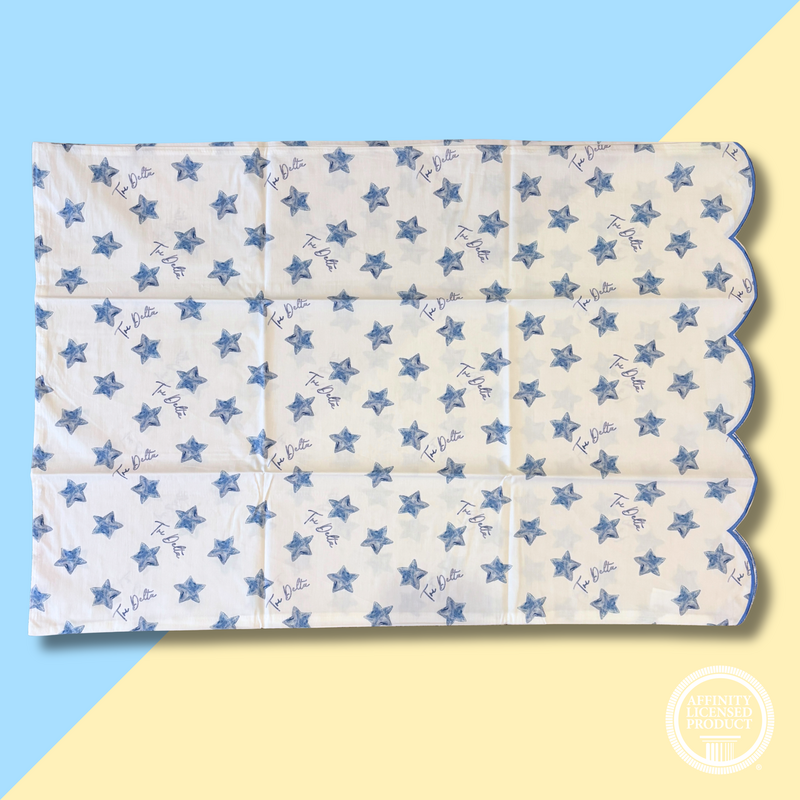 DDD Sateen Scalloped Pillowcase