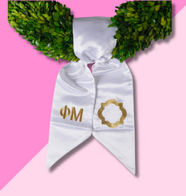 PHI MU Wreath Sash