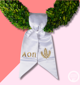 AOPI Wreath Sash