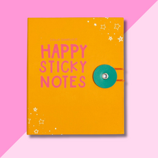 Happy Sticky Note Folio