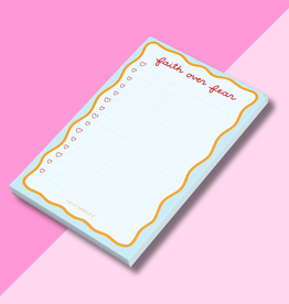 Faith Over Fear 4x6 Notepad