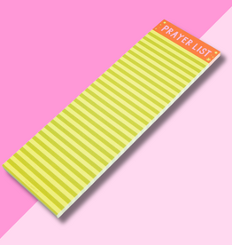 Green Stripe Prayer List 4x12