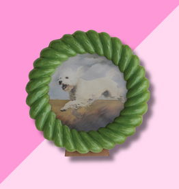 Green Round Resin Photo Frame