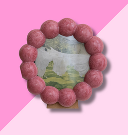Pink Round Resin Photo Frame
