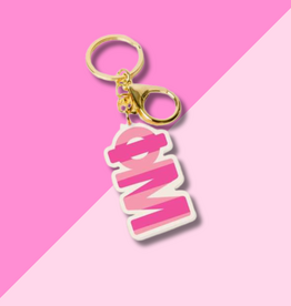 PHI MU Stripe Acrylic Keychain