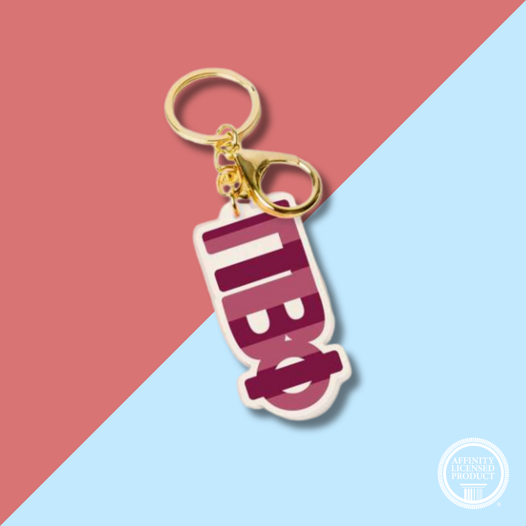 PBP Stripe Acrylic Keychain
