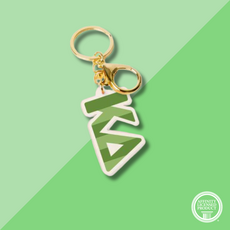 KD Stripe Acrylic Keychain