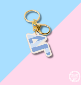 DG Stripe Acrylic Keychain