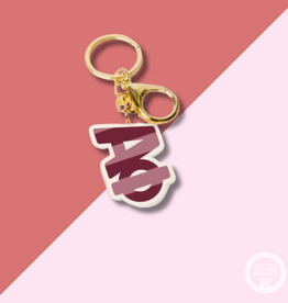 APHI Stripe Acrylic Keychain