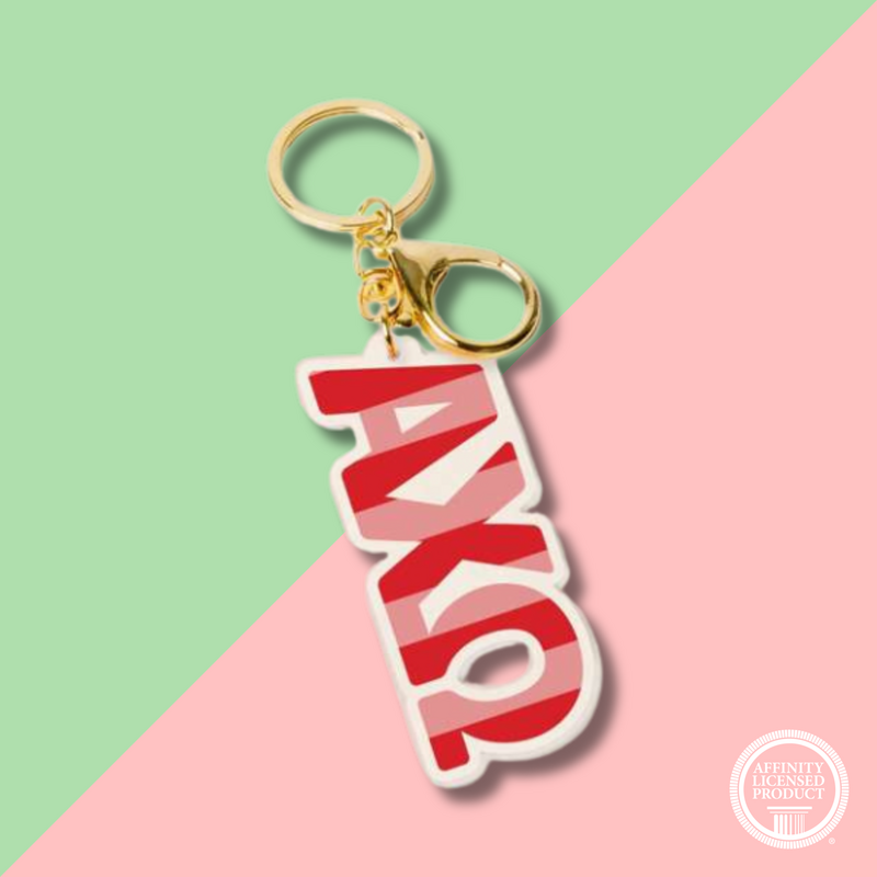 AXO Stripe Acrylic Keychain