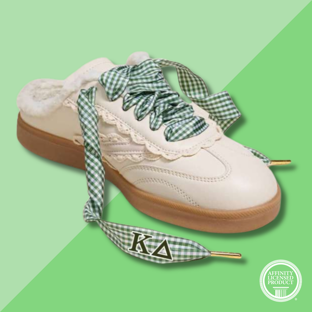 KD Gingham Shoelaces