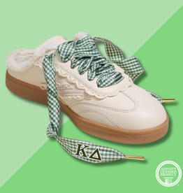 KD Gingham Shoelaces