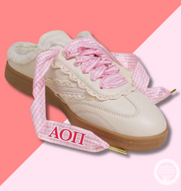 AOPI Gingham Shoelaces