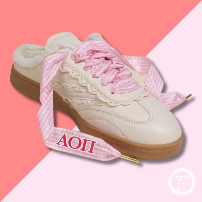 AOPI Gingham Shoelaces