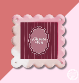 APHI Scalloped Square Picture Frame