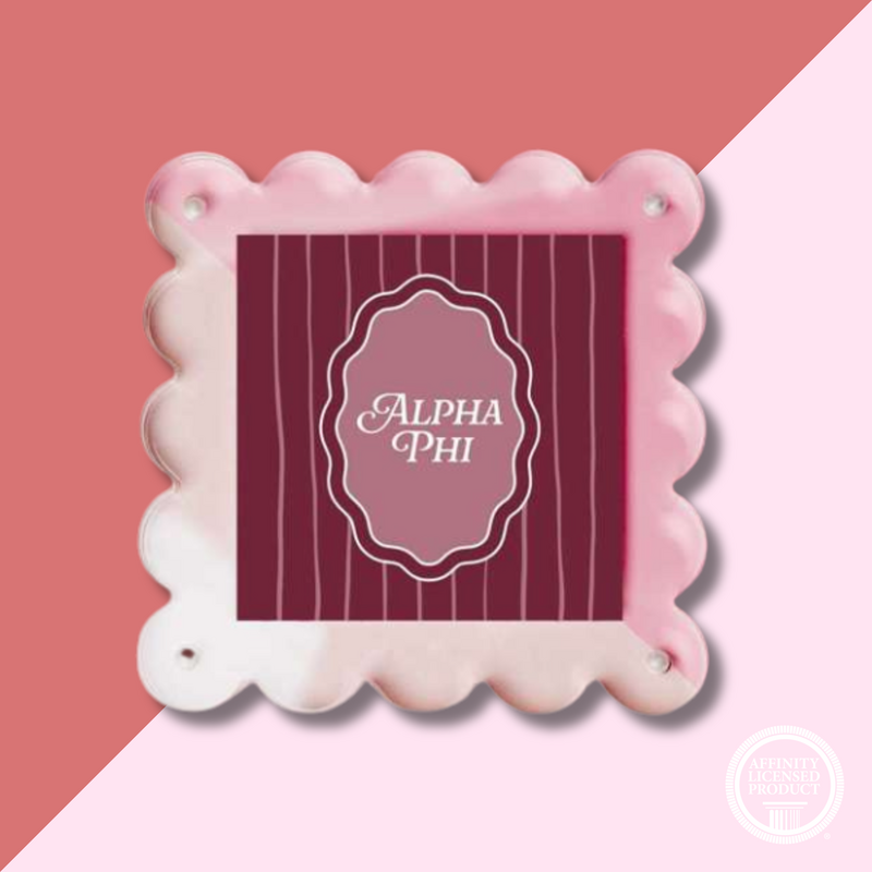 APHI Scalloped Square Picture Frame