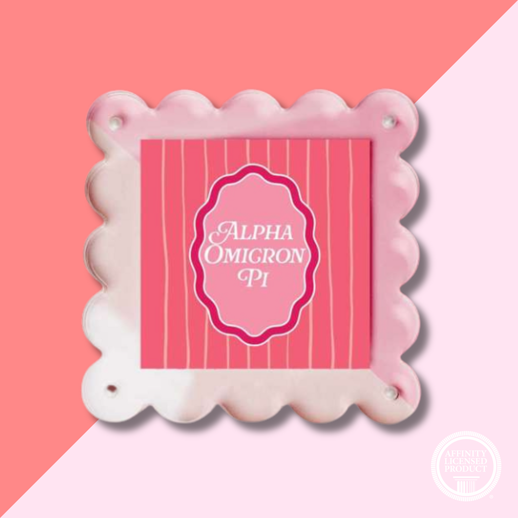 AOPI Scalloped Square Picture Frame