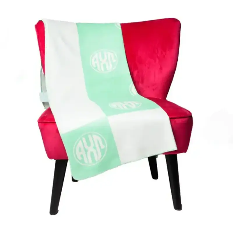 AXO Woven Monogram Blanket