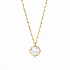 Julie Vos Honeybee Solitaire Necklace - Cubic Zirconia