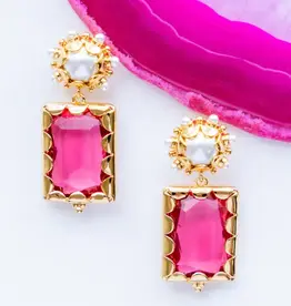 Gresham Jewelry Mini Gemma Earring - Azalea