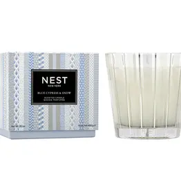NEST New York Blue Cypress & Snow 3-Wick Candle 21.1oz