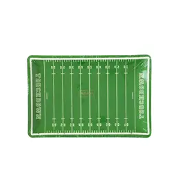 Football Field Shaped Paper Plate