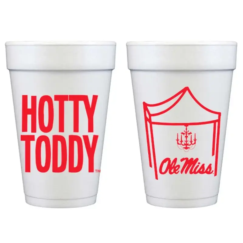 Ole Miss Tailgate Tent Foam Cup