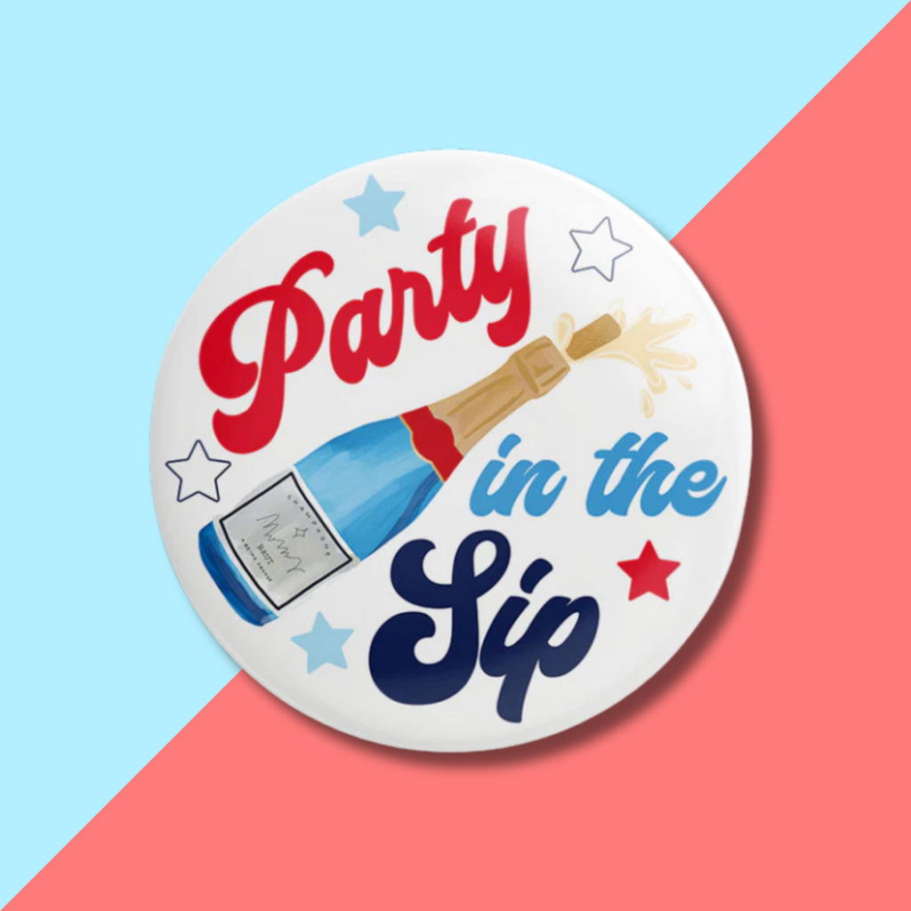 Sip Champagne Button