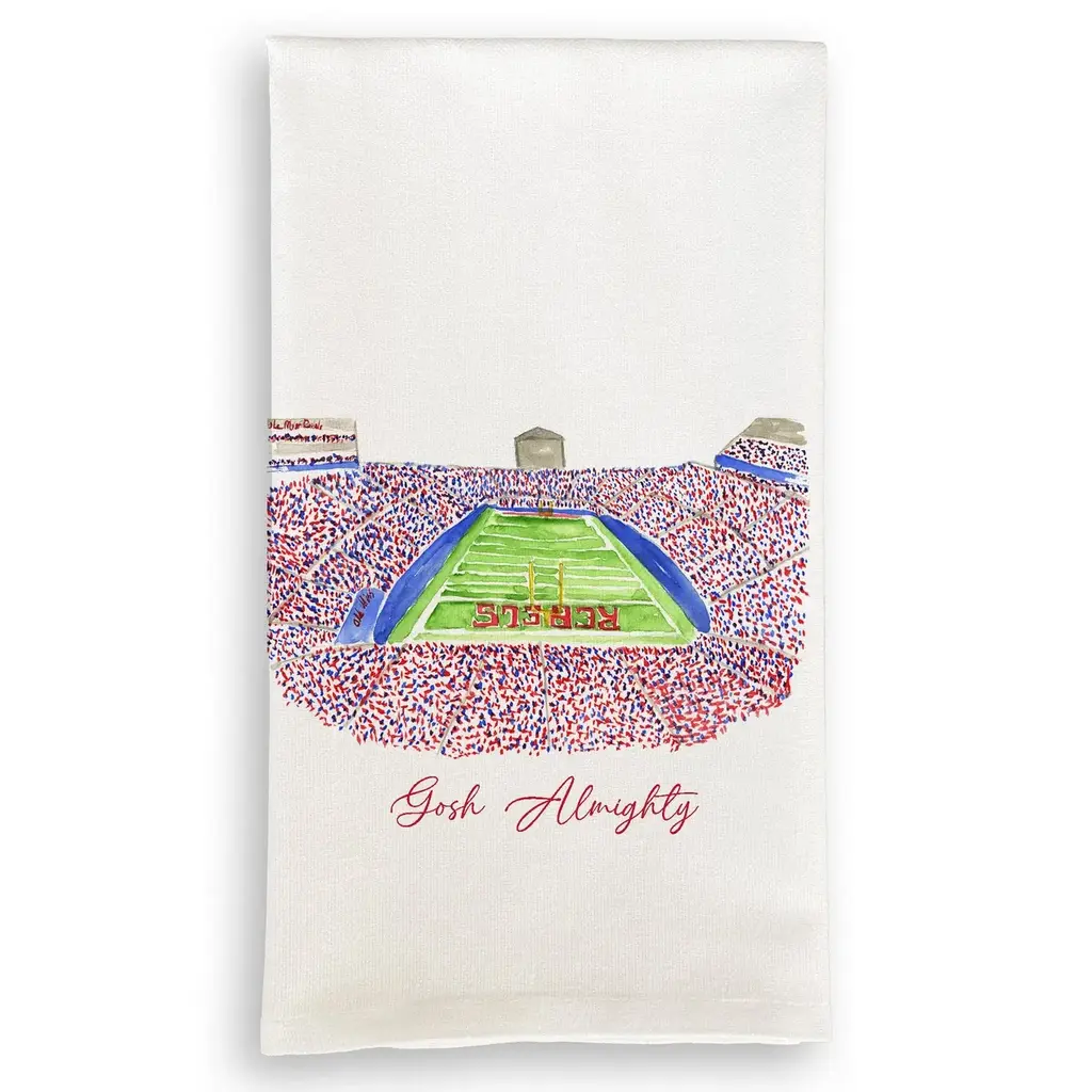 Football Stadium Dishtowel