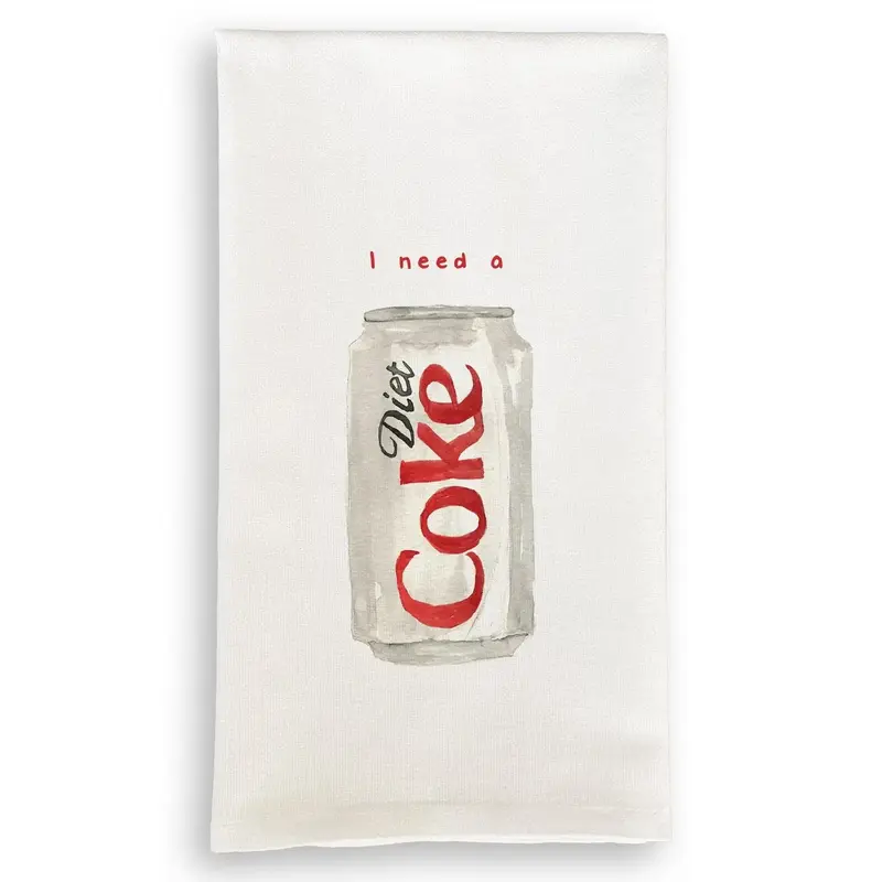 I Need A Diet Coke Dishtowel