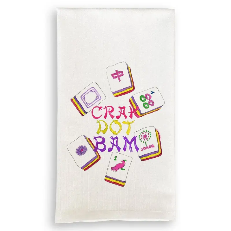 Mahjong Tiles Dishtowel