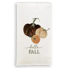 Mocha Pumpkins Dishtowel