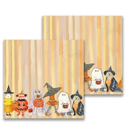 Halloween Gang Cocktail Napkin