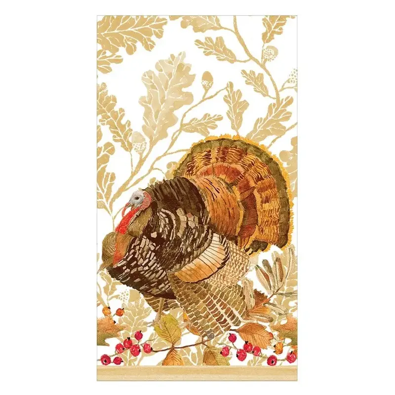 Woodland Turkey Guest Towel