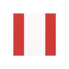 Red Bandol Stripe Cocktail Napkin