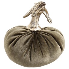 4.5" Velvet Pumpkin Green