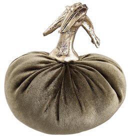 4.5" Velvet Pumpkin Green
