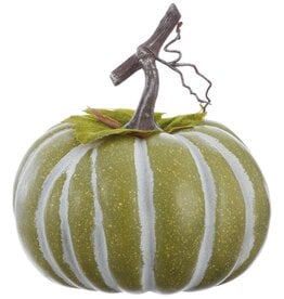 9"Hx8"D Pumpkin Green