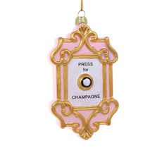 Champagne Button Ornament