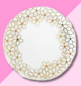 Annie Glass Daisy Chain Dinner Plate